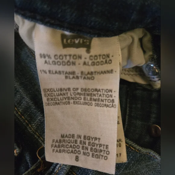 Levi's 515 Capri Size 8 (30x17) - Picture 4 of 8